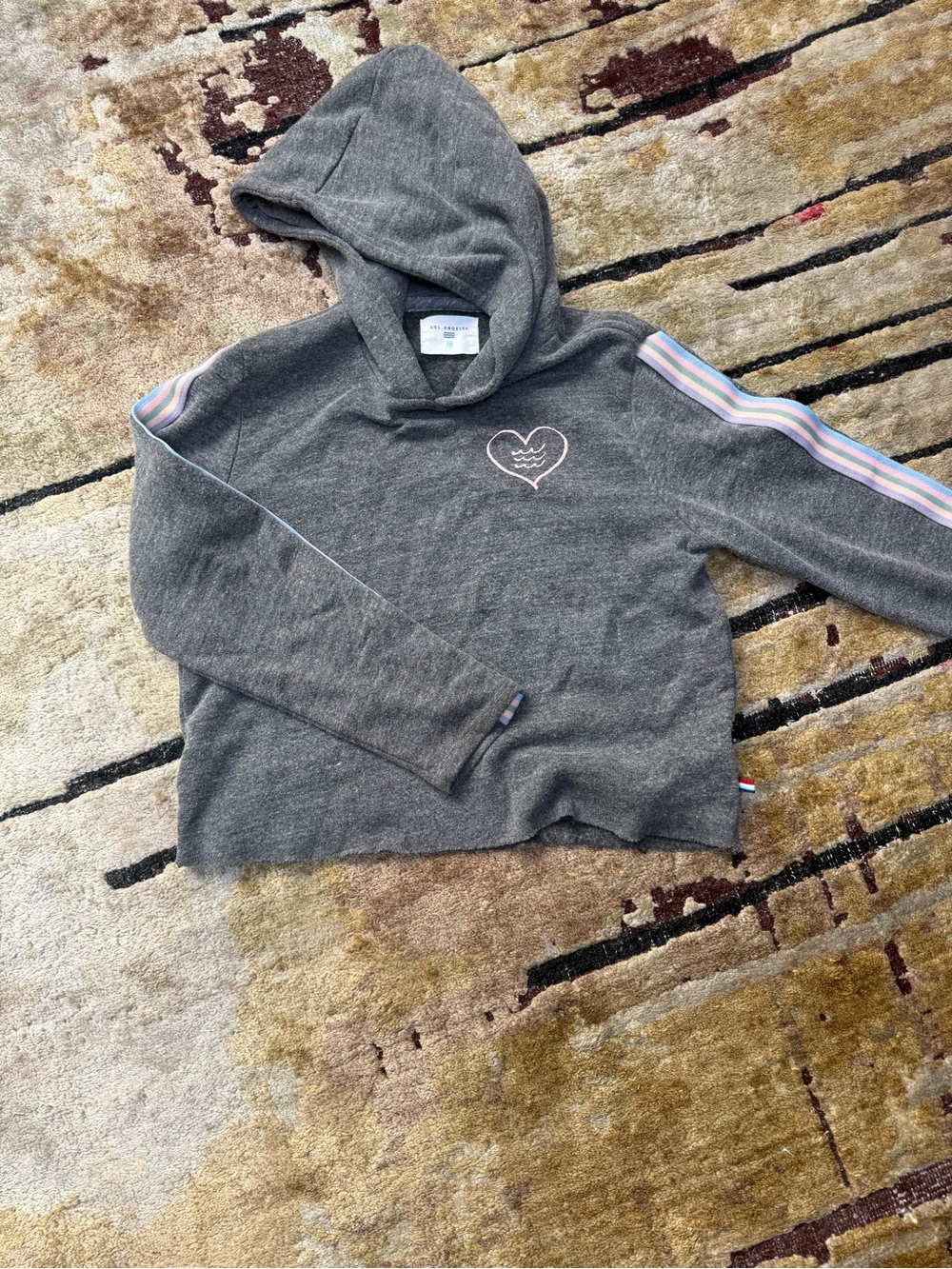 Girls Sol Angeles Gray Sweatshirt size 10